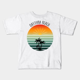 Daytona Beach Sunrise Kids T-Shirt